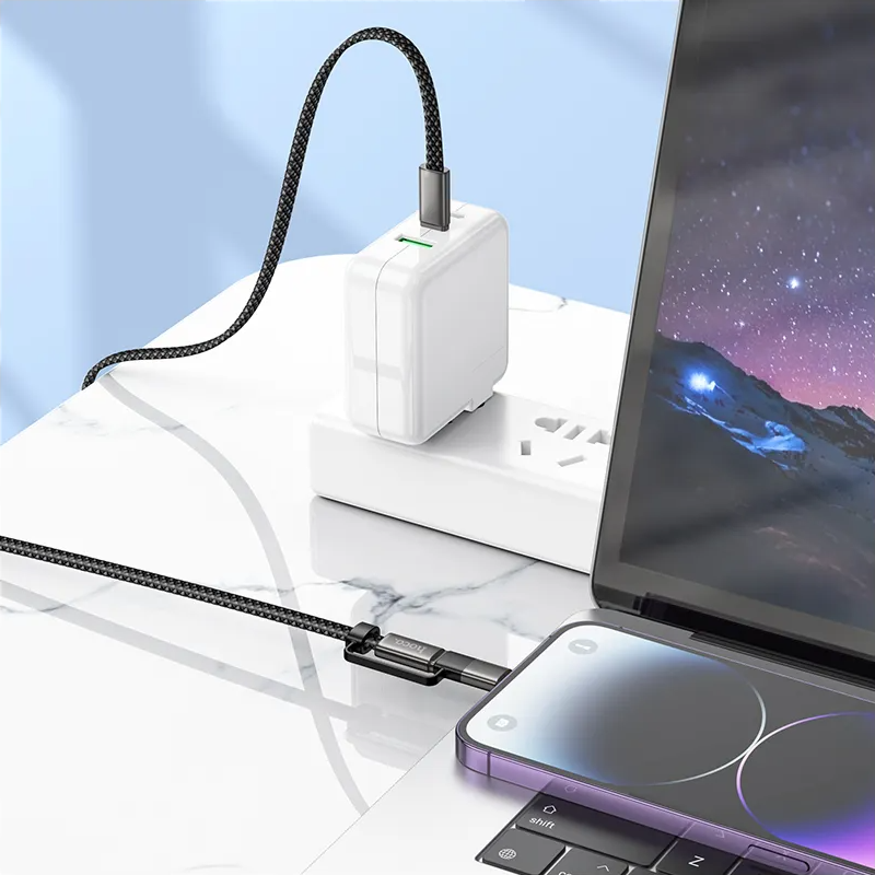 USB-C til Lightning / USB-C data- og ladekabel HOCO X125, 60W, 1m, svart