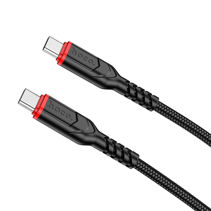 USB-C Data- og ladekabel - USB-C HOCO X59 Victory, 60W, 3m, Svart