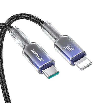USB-C til Lightning data- og ladekabel Joyroom S-A42, 30W, 1,2m, svart