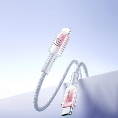 USB-C til Lightning data- og ladekabel Joyroom S-A42, 30W, 1,2m, hvit