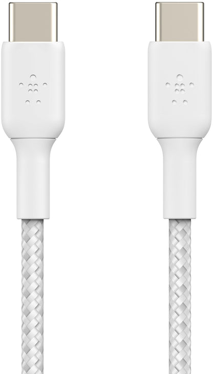 USB-C Data- og ladekabel - USB-C Belkin BoostCharge Pro, 60W, 2m, hvit CAB004bt2MWH