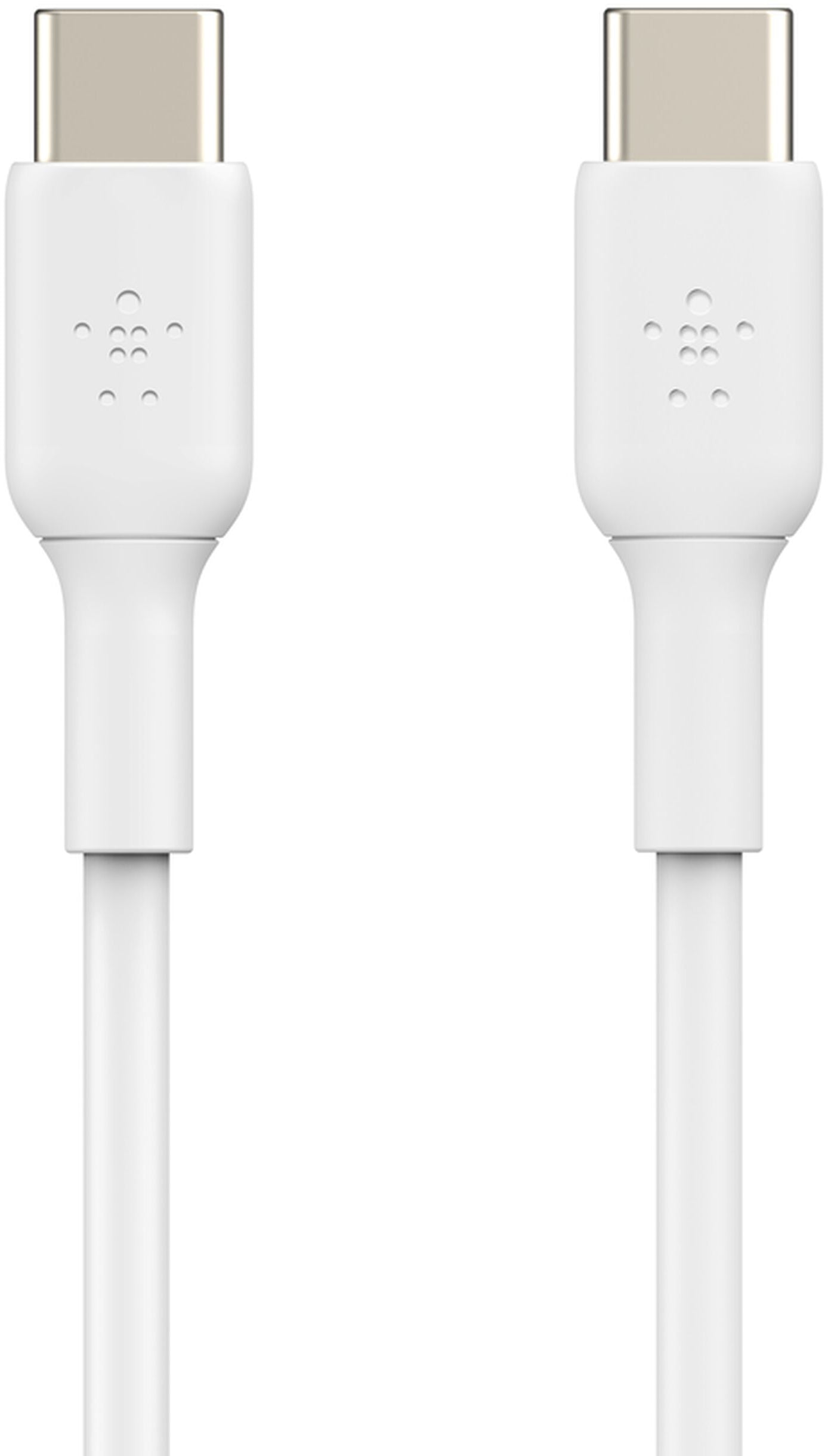 USB-C Data- og ladekabel - USB-C Belkin BoostCharge, 60W, 1m, hvit CAB003bt1MWH
