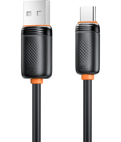 USB-A til USB-C data- og ladekabel XO Design NB302, 18W, 1m, svart