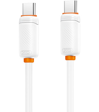 USB-C Data- og ladekabel - USB-C XO Design NB-Q302B, 60W, 1m, Hvit