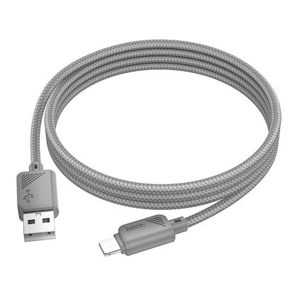 USB-A til Lightning data- og ladekabel HOCO X113, 18W, 1m, grå