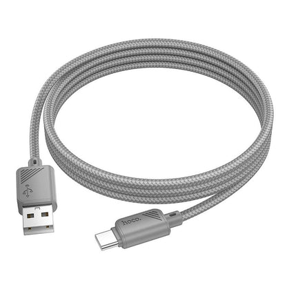 USB-A til USB-C datakabel og ladekabel HOCO X113, 18W, 1m, Grå