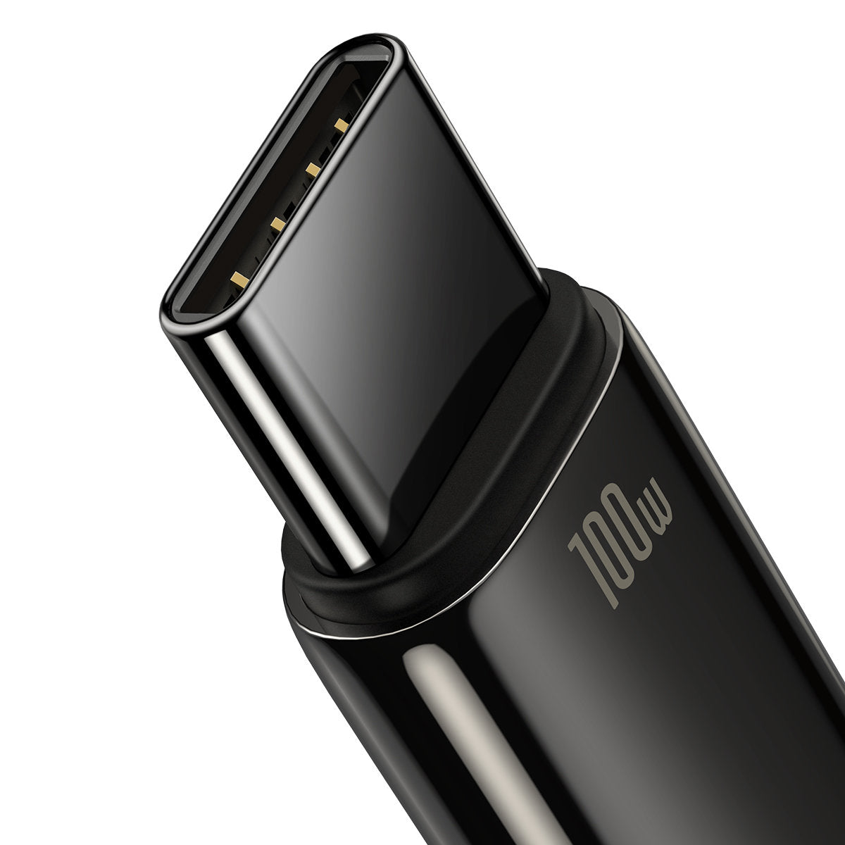 Baseus Tungsten Gold USB-A til USB-C data- og ladekabel, 100 W, 2 m, svart CAWJ00010101 