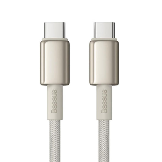 USB-C til USB-C data- og ladekabel Baseus Tungsten Gold, 100W, 1m, Gull P10319800G21-00