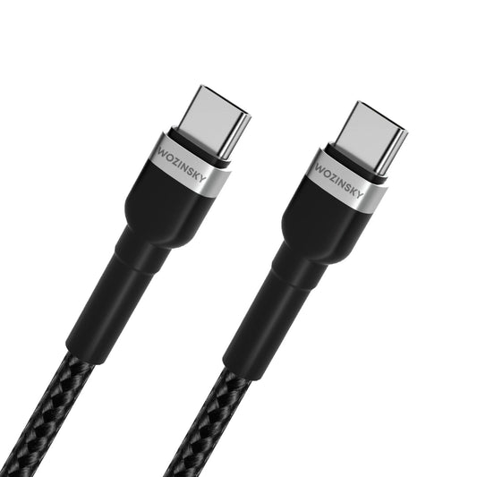 USB-C data- og ladekabel - USB-C WZK WNBCC2, 65W, 2m, Svart