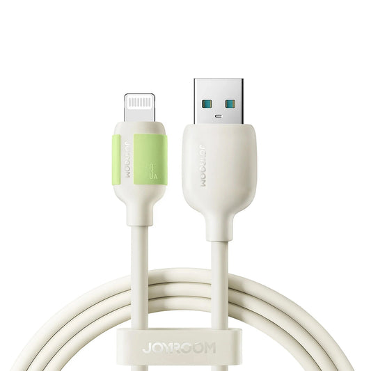 USB-A - Lightning lade- og datakabel Joyroom S-A53, 18W, 1.2m, Beige