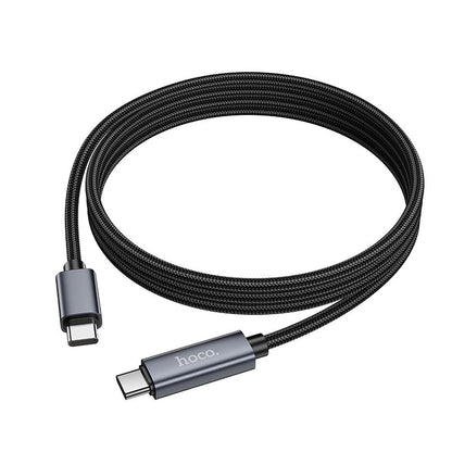 USB-C til USB-C data- og ladekabel HOCO Display X112, 60W, 1m, Svart