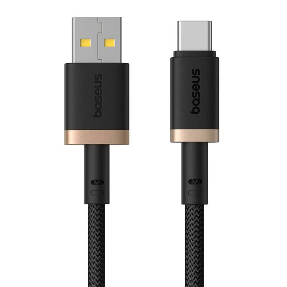 USB-A - USB-C Baseus Dura Series data- og ladekabel, 60W, 2m, Gull P10377802U01-02