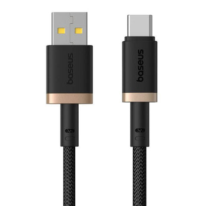 USB-A - USB-C Baseus Dura Series data- og ladekabel, 60W, 2m, Gull P10377802U01-02