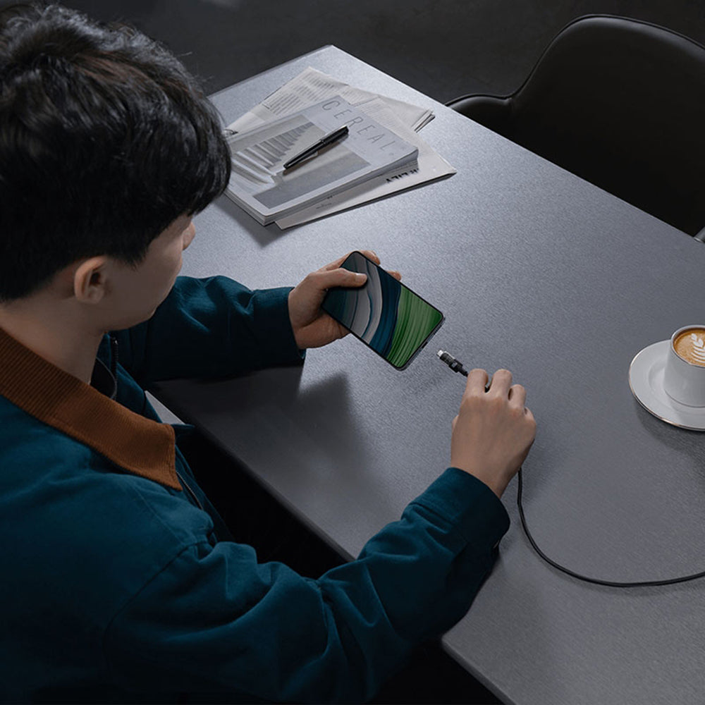USB-C - USB-C Baseus Gem data- og ladekabel, 100W, 2m, Svart P10373000111-01