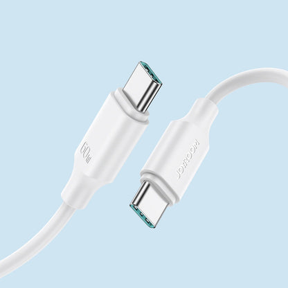 USB-C til USB-C data- og ladekabel Joyroom S-A9, 60W, 1m, Hvit