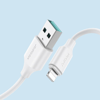 Data- og ladekabel USB-A - Lightning Joyroom S-A9, 18W, 1m, Hvit