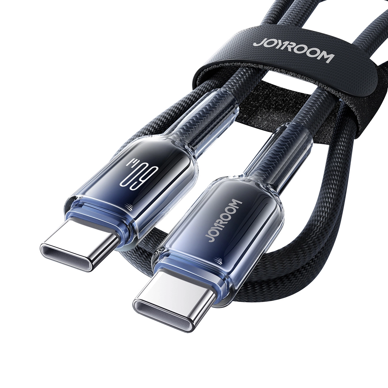 USB-C data- og ladekabel - USB-C Joyroom S-A42, 60W, 1.2m, Svart