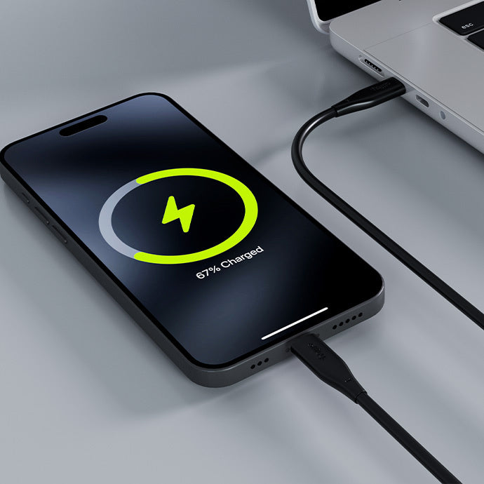 USB-C til USB-C data- og ladekabel Allity. AUC-02, 100W, 1m, Svart