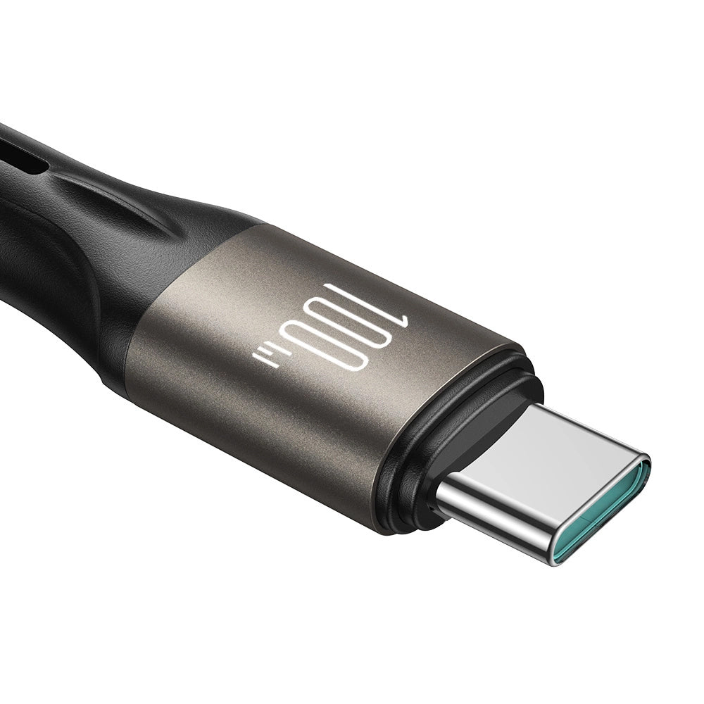 USB-C til USB-C data- og ladekabel Joyroom S-A25 Light-Speed, 100W, 1.2m, Svart