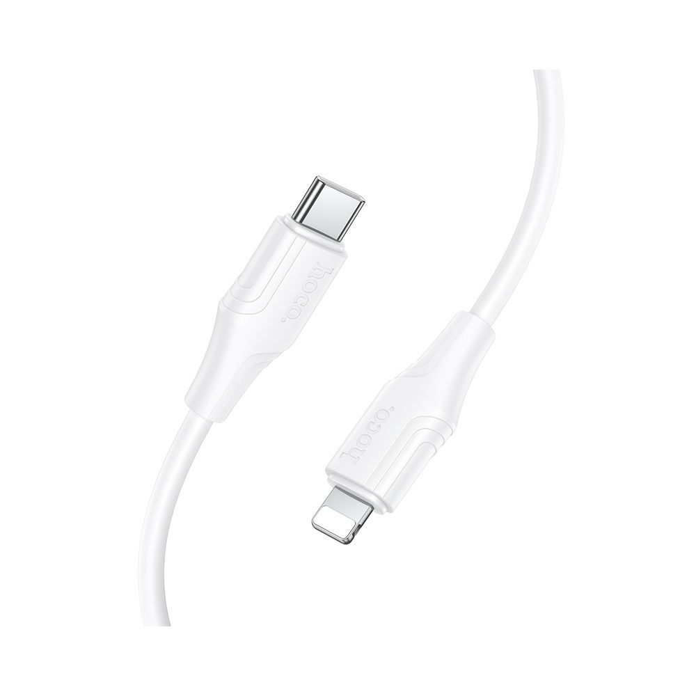 Data- og ladekabel USB-C - Lightning HOCO X124, 27W, 1m, Hvit