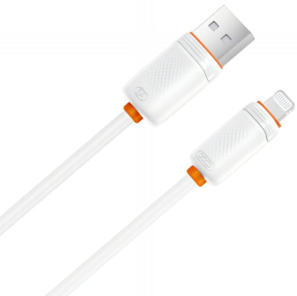 USB-A - Lightning Data og Ladekabel XO Design NB302, 18W, 1m, Hvit