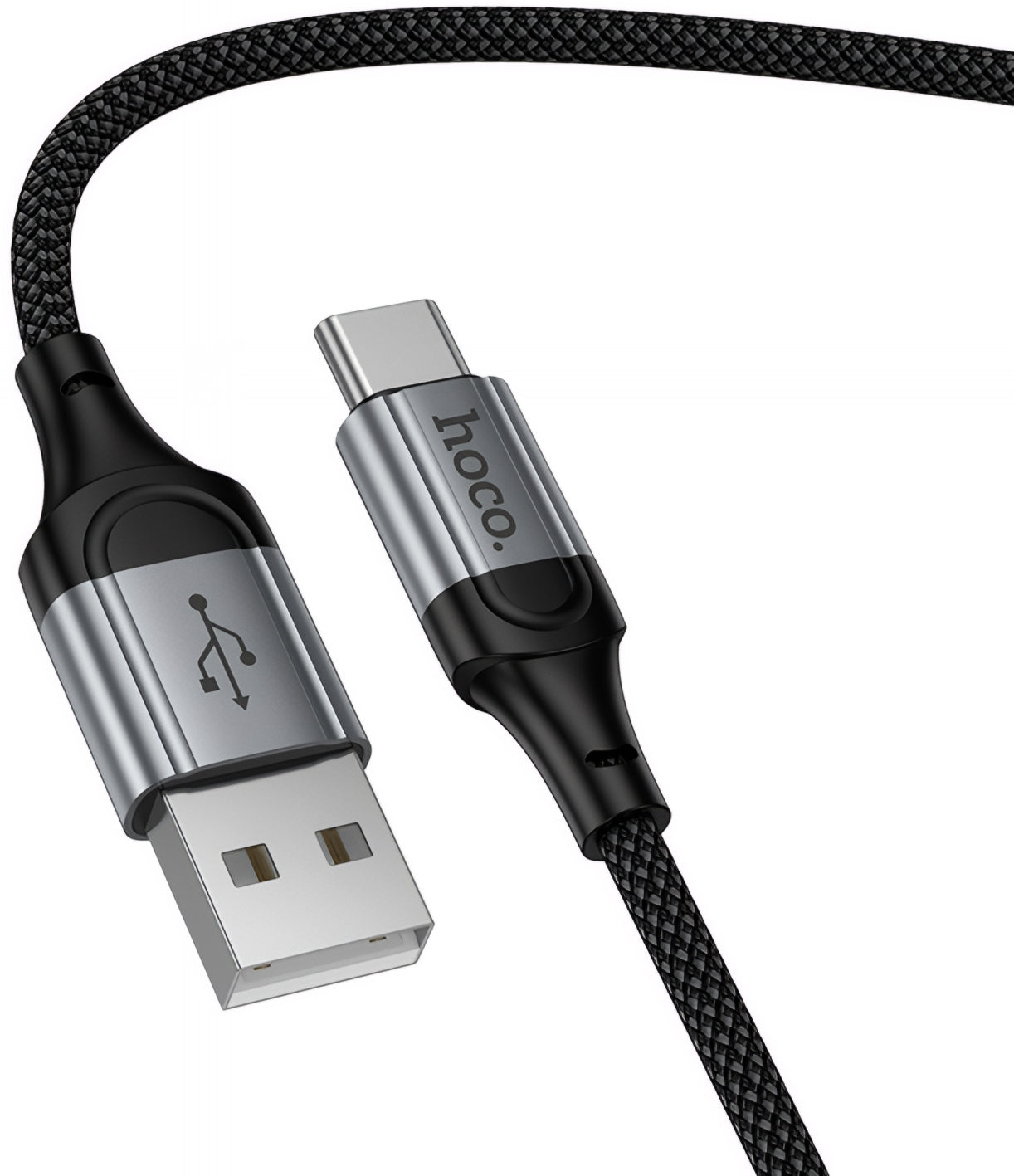 USB-A - USB-C Data- og Ladekabel HOCO X121, 18W, 1.5m, Svart