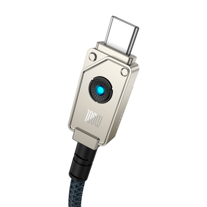 USB-C til USB-C Baseus Unbreakable data- og ladekabel, 100W, 2m, Hvit P10355800221-01