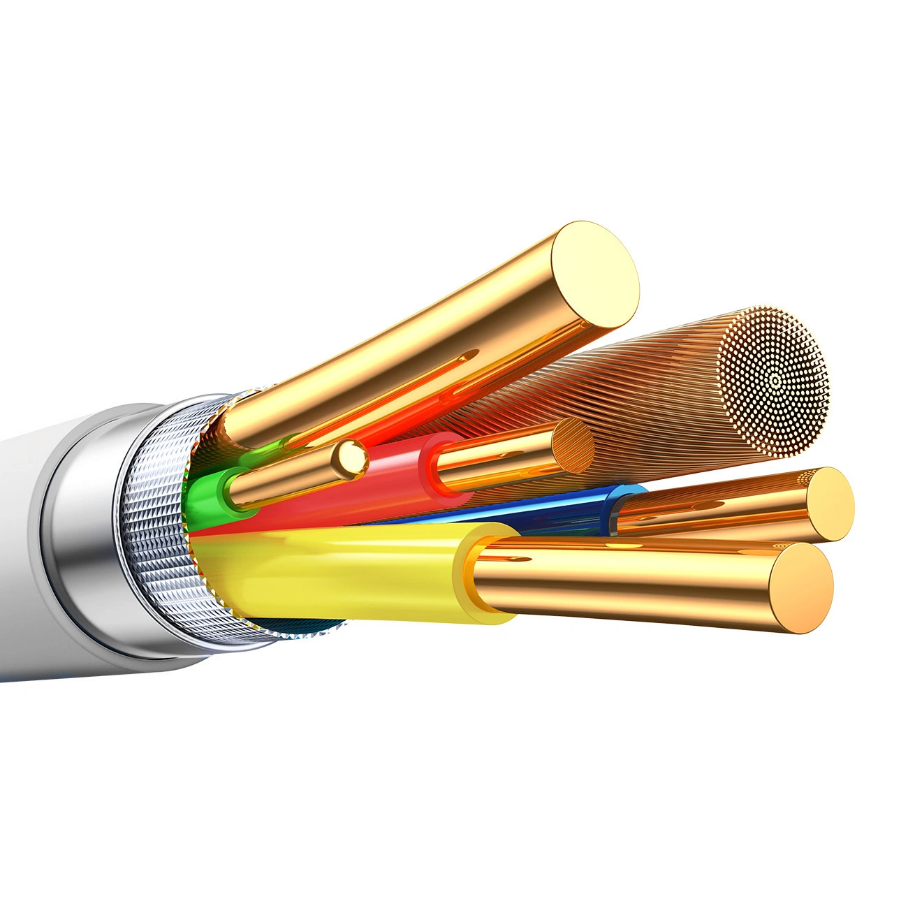 USB-C til USB-C data- og ladekabel Joyroom S-A59 Vibrant, 60W, 1.2m, Hvit