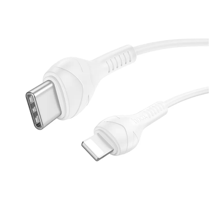 USB-C - Lightning Data- og Ladekabel HOCO X37, 27W, 1m, Hvit