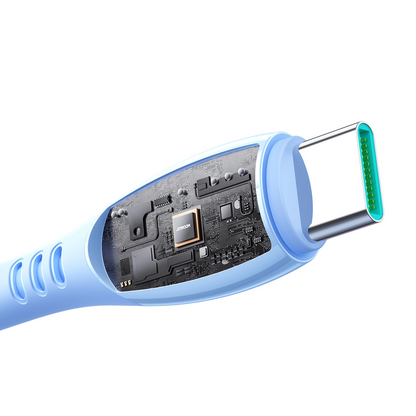 USB-C til USB-C data- og ladekabel Joyroom S-A59 Vibrant, 60W, 1.2m, Blå