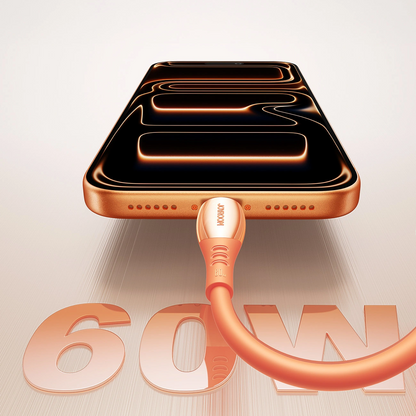 USB-C til USB-C data- og ladekabel Joyroom S-A59 Vibrant, 60W, 1.2m, Oransje