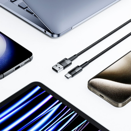 USB-A til USB-C data- og ladekabel Tech-Protect Ultraboost, 66W, 0,5m, grå