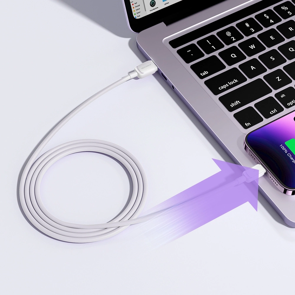 USB-A til Lightning data- og ladekabel Joyroom S-A14, 18W, 1,2m, hvit