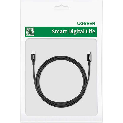 USB-C til USB-C data- og ladekabel UGREEN US300, 100W, 2m, Svart