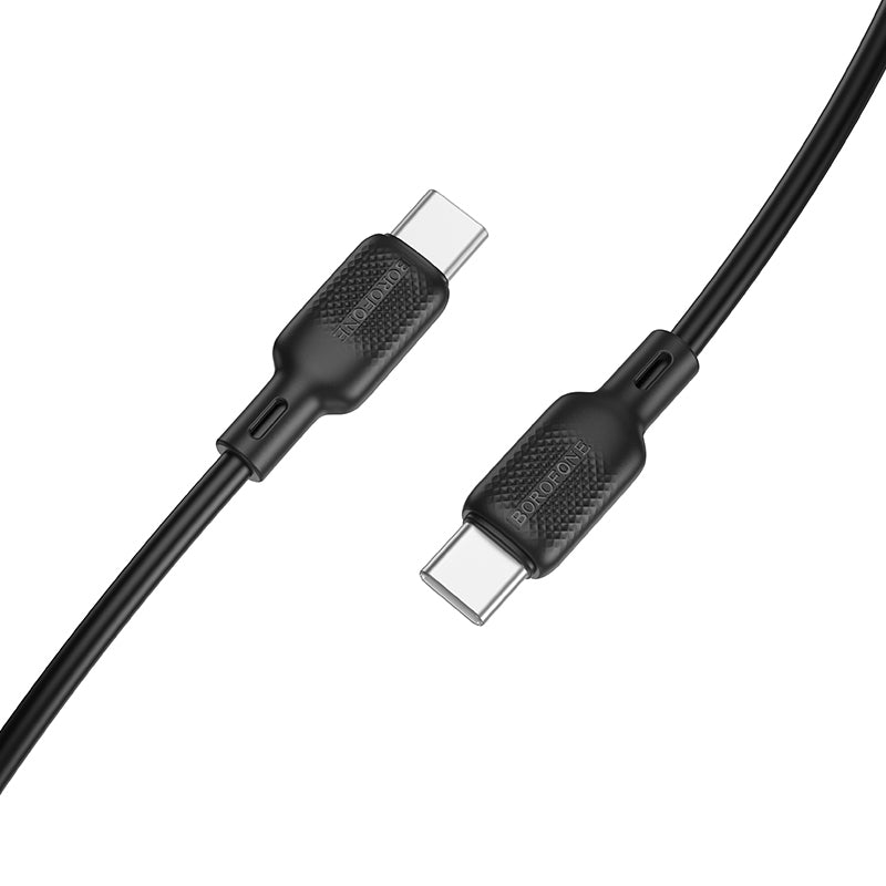 USB-C til USB-C data- og ladekabel Borofone BX113 Lenny, 60W, 1m, svart