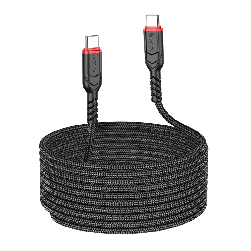 USB-C Data- og ladekabel - USB-C HOCO X59 Victory, 60W, 3m, Svart