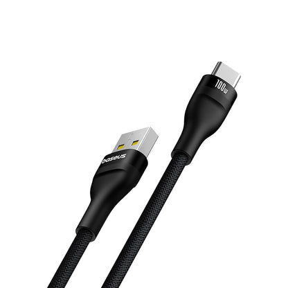 USB-A til USB-C data- og ladekabel Baseus Flash Series II, 100W, 2m, svart P10311804111-01