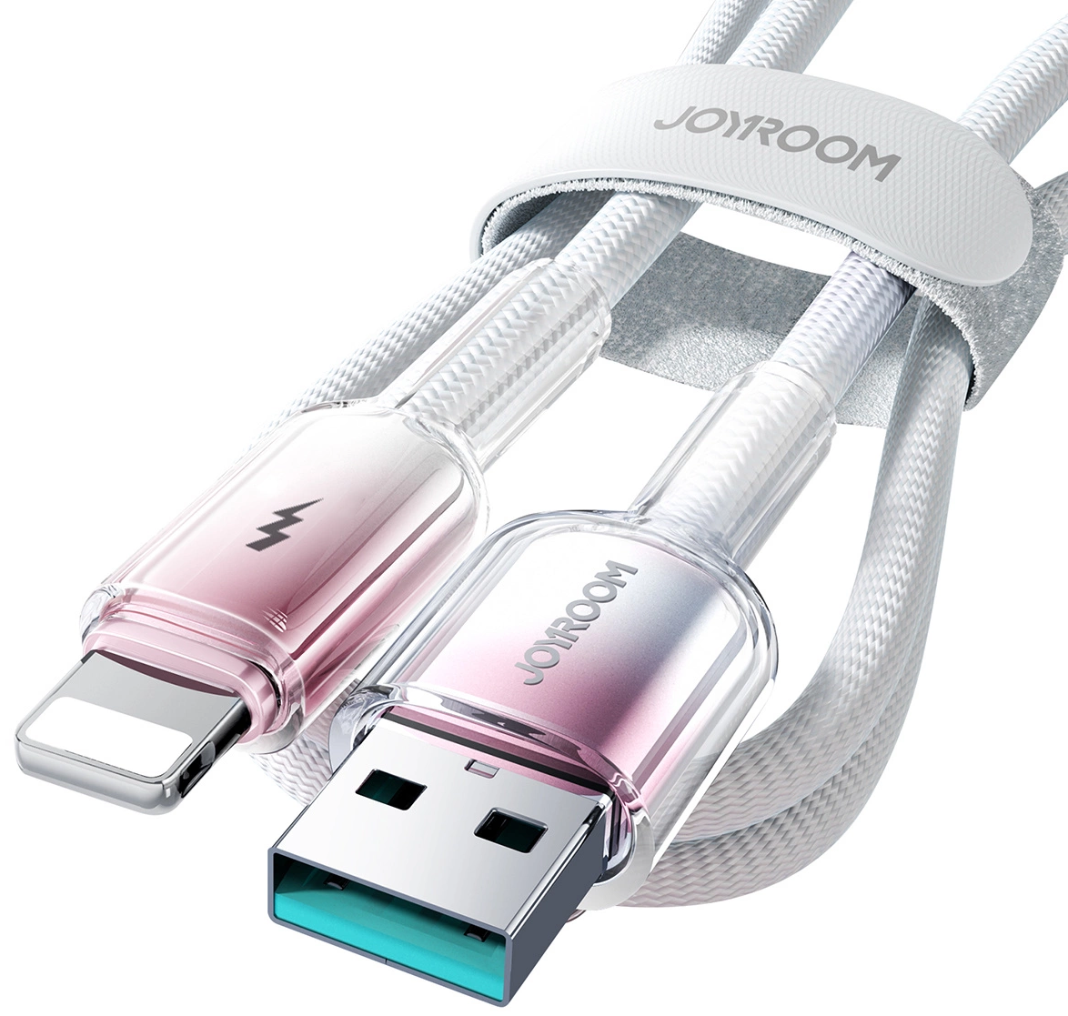 USB-A til Lightning data- og ladekabel Joyroom S-A42, 18W, 1,2m, hvit