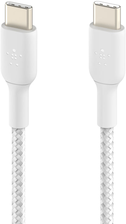 USB-C Data- og ladekabel - USB-C Belkin BoostCharge Pro, 60W, 2m, hvit CAB004bt2MWH