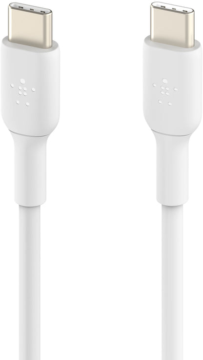 USB-C Data- og ladekabel - USB-C Belkin BoostCharge, 60W, 1m, hvit CAB003bt1MWH