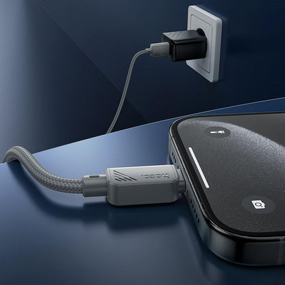 USB-A til USB-C datakabel og ladekabel HOCO X113, 18W, 1m, Grå