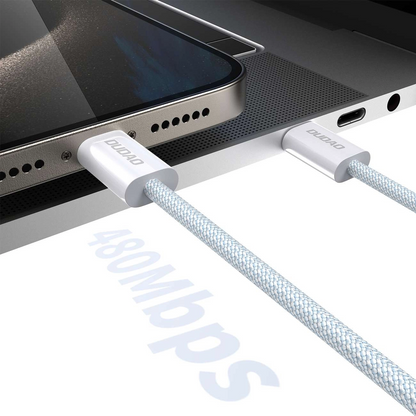 USB-C Data- og ladekabel - USB-C Dudao L6C, 30W, 2m, Blå