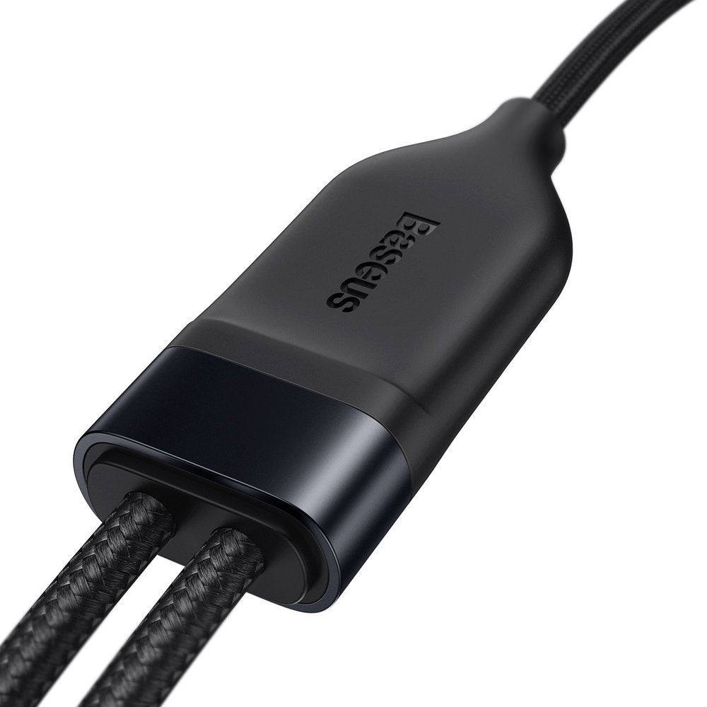 USB-C - Lightning / USB-C Baseus Flash Series 2in1, 100W, 1.2m, Svart CA1T2-F01