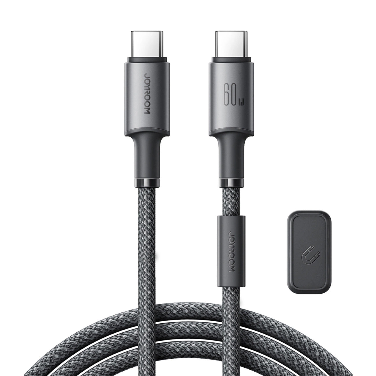 USB-C data- og ladekabel - USB-C Joyroom S-A50, 60W, 1.2m, Grå
