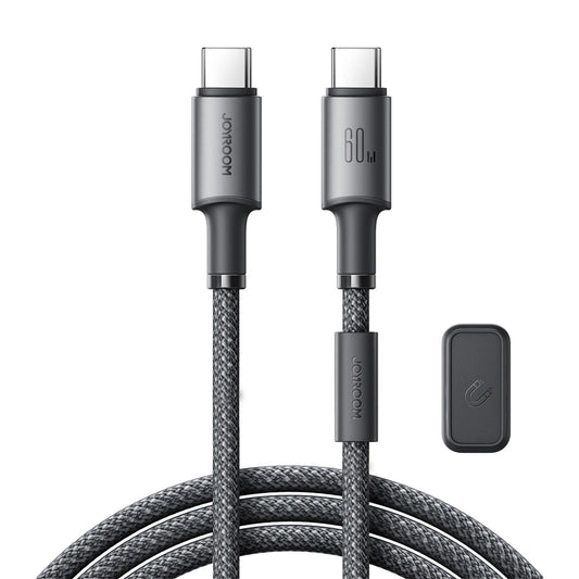 USB-C data- og ladekabel - USB-C Joyroom S-A50, 60W, 1.2m, Grå