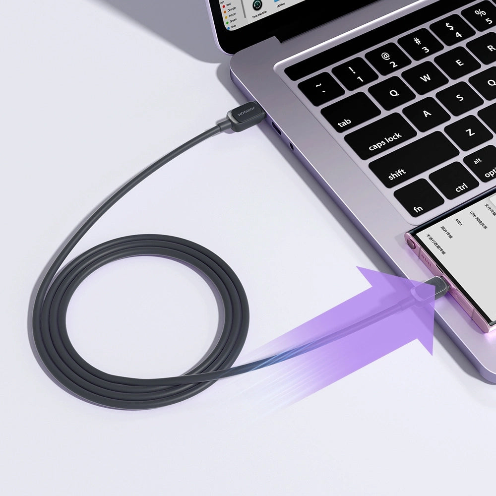 Data- og ladekabel USB-A - USB-C Joyroom A14, 18W, 1.2m, Svart