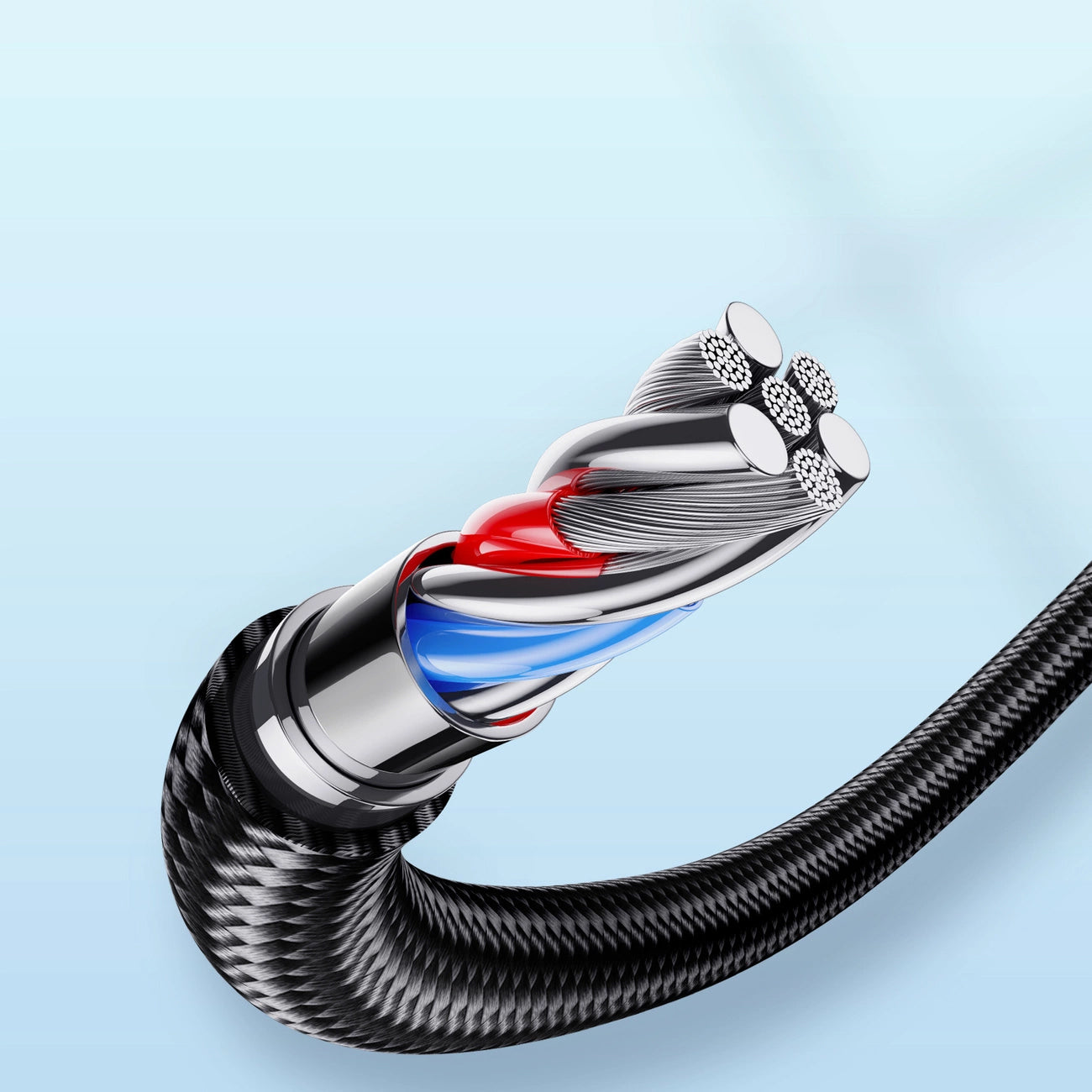 USB-A - USB-C Joyroom A10 data- og ladekabel, 18W, 1.2m, Svart