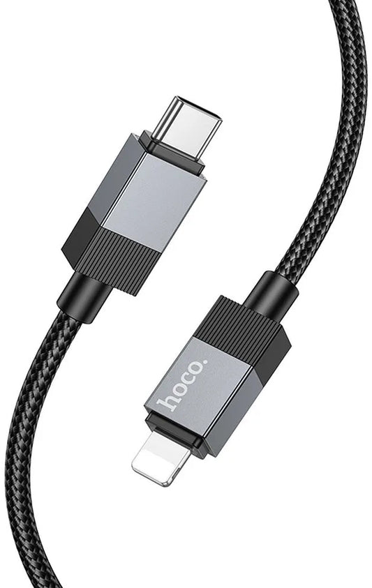 USB-C - Lightning Data- og Ladekabel HOCO X110, 27W, 1m, Svart