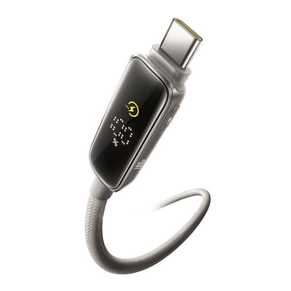 USB-C til USB-C Baseus Vipow Display data- og ladekabel, 100W, 1m, Grå P10381802851-00