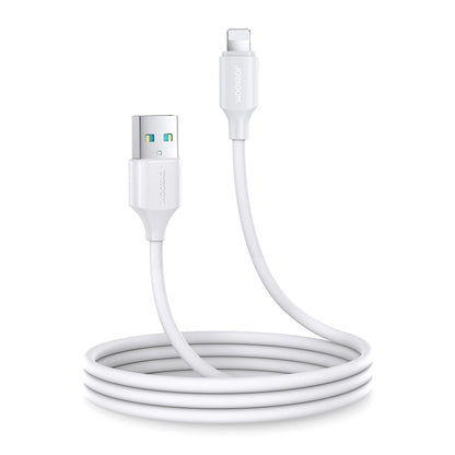 Data- og ladekabel USB-A - Lightning Joyroom S-A9, 18W, 1m, Hvit